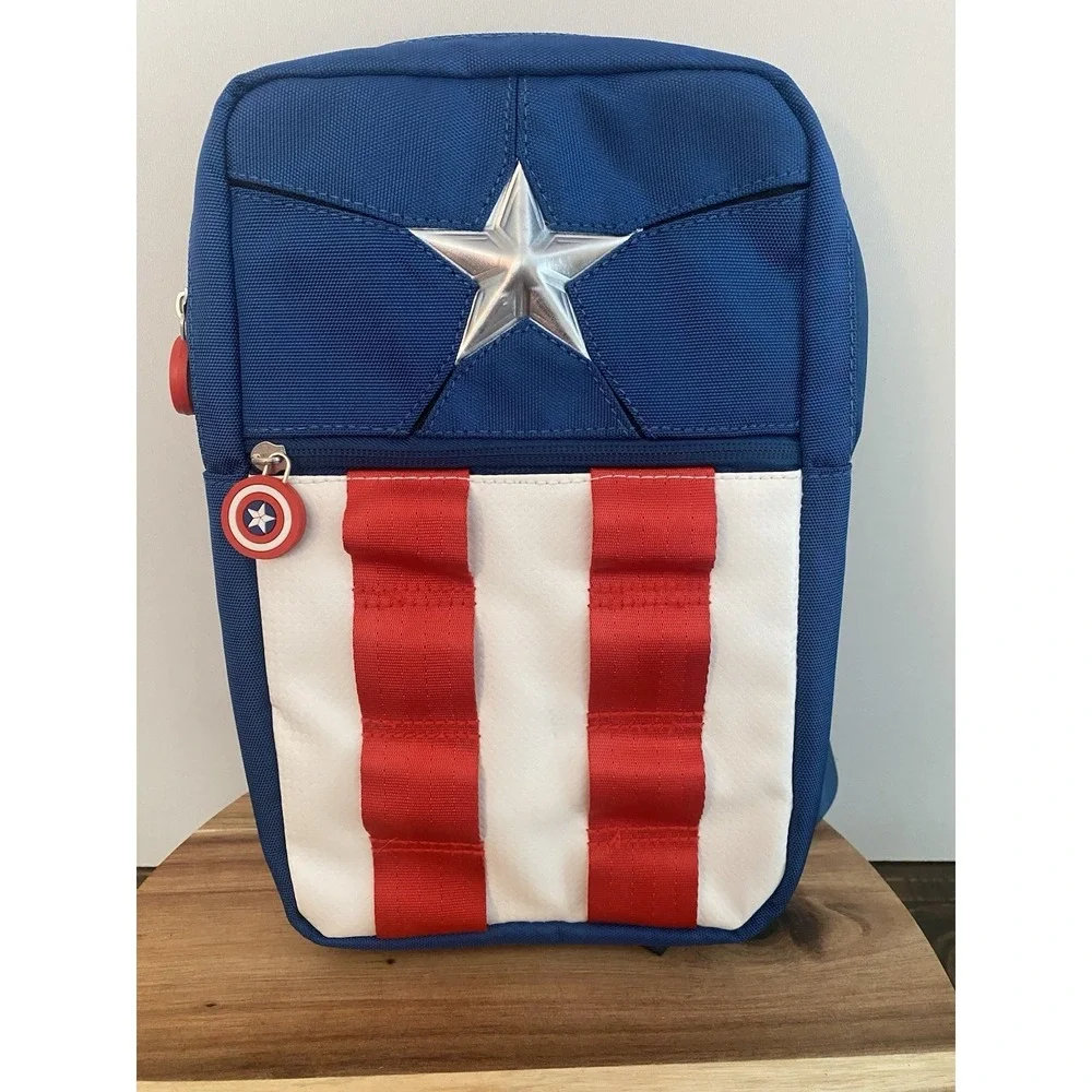 captain america jansport backpack Cool Backpack, with 15-inch Laptop Sleeve Its time to pick up the shield Travel Light With Only a